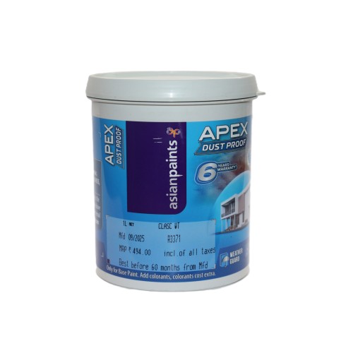  ASIAN APEX  / ऐशियन ऐपेक्स (प्लास्टिक पेंट्स) 20litr. {Offer- Yellow token is valid for this product ( worth of 50 Rupees ) }