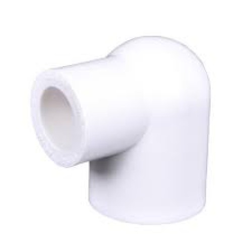 UPVC REDUSER ELBOW PLAIN WHITE 1'X3/4" INCHI /  यु पी वी सी रोडुसर एलवो एकX पौना ईन्ची