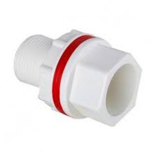 UPVC TANK NIPPLE WHITE FITTING 3/4 " INCHI / यु पी वी सी  टैक निपल  सफेद वाली