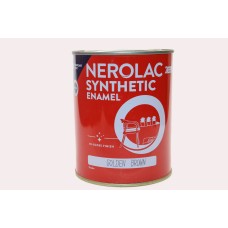 NEROLAC Enamel Paint Golden brown (1litr.)  नेरोलैक इनेमल पेंट गोल्डन ब्राउन (1 लीटर) {Offer- blue token is valid for this product ( worth of 20 Rupees ) }