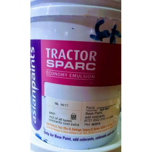 Asian Tractor Sparc Emulsion Paint 20 Ltr एशियन ट्रैक्टर स्पार्क इमल्शन पेंट 20 लीटर  {Offer- Yellow token is valid for this product ( worth of 50 Rupees ) }